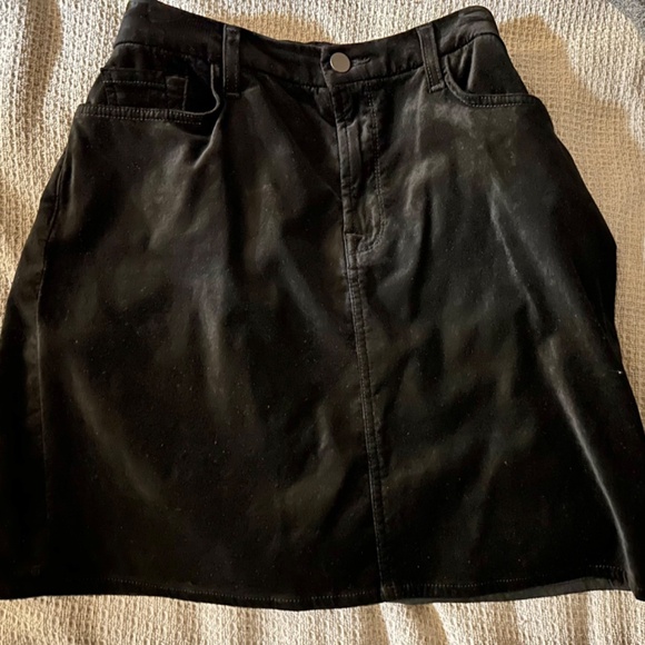 NWOT Jen7 by Seven For All Mankind velvet mini skirt sz 8 - Picture 2 of 5